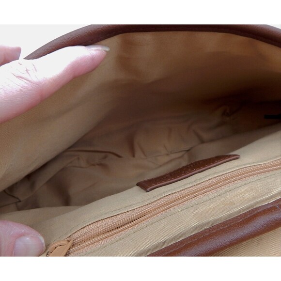 Etienne Aigner Woven Envelope Style Handbag Shoulder Bag Purse Faux Leather Tag - Picture 12 of 14